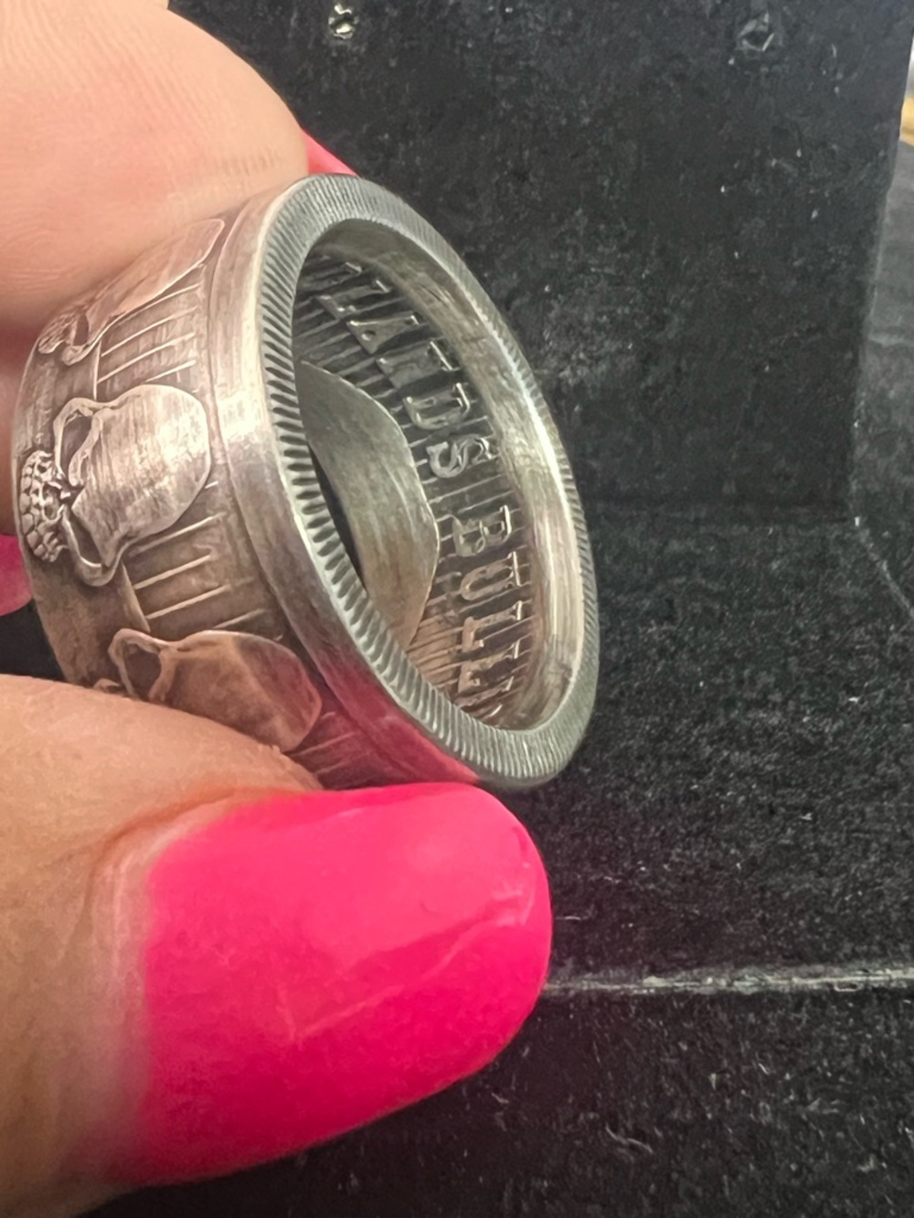 .999 BADLANDS BULLION 1oz RING. COIN RING - Picture 5 of 12